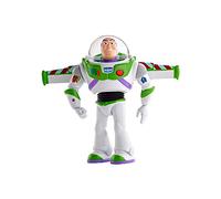 Toy Story 4 - Walking Talking Buzz Lightyear, figura con frases y sonidos - Idioma inglés (Mattel GDB92)