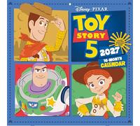 TOY STORY 5 2027: Wandkalender 30x30 cm (30x60 cm geöffnet) mit Notizkalendarium und Woody, Buzz Lightyear & Jessie