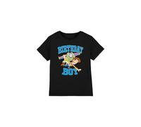 Toy Story Birthday Boy Woody and Buzz Unisex Kids T Shirt Camiseta, Negro, 3-4 años para Niños