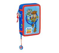TOY STORY GOOD VIBES - Estuche Escolar Niño, Estuche con Colores, con 29 Útiles Incluidos, Ideal para Niños de 5 a 14 Años, Cómodo y Versátil, Calidad y Resistencia, 12.5x4x19.5 cm