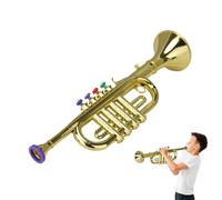 Toy Trumpet For Kids - Wind Instrument, Musical Trumpet Toy with 4 Color Keys For Preschool Music Learning Rhythm Training Early Education Foor Boys GirlsExcellent Present: