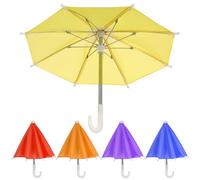 Toy Umbrella - 5 Piezas De Paraguas Mini Juguetes Para NiñOs Colores Vibrantes DiseñO Compacto Y Ligero ProteccióN Contra Lluvia Y Rayos Uv Apertura Y Cierre FáCil DecoracióN