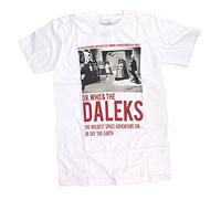 Toy Zany Camiseta para hombre de Doctor Who The Wildest Space Adventure, color blanco, talla XL