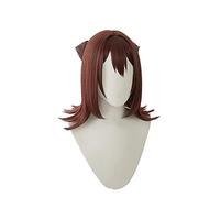 Toyama Kasumi Wig with Ears BanG Dream! Poppin'Party Cosplay Wig Synthetic Women Hair Bandori Cosplay Toyama Kasumi