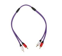 TOYANDONA 0.5m Audio Cable Connectors Estéreo Para Sistemas De Audio De Coche y Componentes De Estéreo Casa Conexiones De Amplificadores Compatible Tv y Altavoces