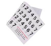 TOYANDONA 1 Juego Adhesivo Teclado de Piano Notas de Piano Pegatinas Guía de Notas de Piano Etiqueta Piano 88 Teclas Acuerdo de Piano Pegatinas Pvc Blanco