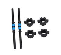 TOYANDONA 1 Juego Barra Mancuernas Barras Gimnasio Casa con Tuercas Entrenamientos Ejercicios de Calentamiento Antideslizante y Compatible con Equipos de Levantamiento