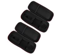TOYANDONA 1 Juego Bolsa De Almacenamiento De Micrófono Micrófono De Pie Micrófono De Instrumento Bolsa De Micrófono Solo Micrófono Correas De Bajo Eva Black 2 Piezas