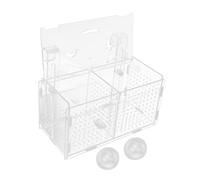 TOYANDONA 1 Juego Caja De Aislamiento del Tanque De Peces Acuario Cuarentena Pequeño Cría Pecera Recipientes para Muestras De Pescado Transparente Acrílico
