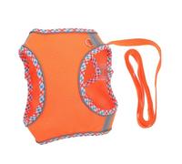 TOYANDONA 1 Juego Conjunto De para Perros Entrenamiento para Perros Equipo Arneses para Perros Cachorros Dirigir Largo Mascota Criar Capacitación Correa Orange Poliéster