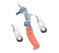 TOYANDONA 1 juego Cortador de Anillado para Árboles Frutales Tijeras Profesionales Ajustables con Mango Antideslizante y Cuchilla para Injertos y Podas Jardín Color Color Aleatorio