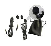 TOYANDONA 1 Juego De Llavero con Micrófono De Solapa Mini Micrófono Portátil De Mensajero Soporte De Esponja para Terminal De Oreja Abierta Ganchos para Carpas