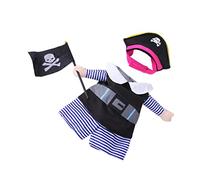 TOYANDONA 1 Juego Disfraz de Pirata Mascotas Traje y Cómodo Perros y Fiestas y Celebraciones Actividades Interiores y Exteriores
