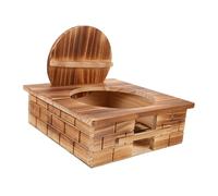 TOYANDONA 1 Juego Exhibidor de Estufa para Woks Diseño Retro para Decoración Artística Cocinas y Restaurantes