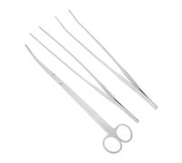 TOYANDONA 1 Juego Herramientas para Kit de Recorte y Limpieza de Plantas Acuáticas Incluye Pinzas y Accesorios para de Peceras Herramientas de Acuascaping Acero Inoxidable