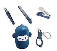 TOYANDONA 1 Juego Juego De Cortauñas Clavo Clíper Equipo Mascota Automático Completo Mini Polaco Agente De Mudanzas Tijeras Amoladora Perforar Dedo Trímero Blue Acero Inoxidable