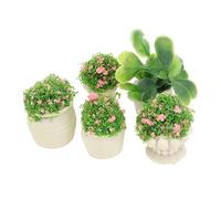 TOYANDONA 1 Juego Mini Modelo De Planta Adentro Interior Mini Accesorios De La Casa Adorno En Miniatura Accesorio De Micro Paisaje Mini Adorno Resina Ambiental 5 Piezas