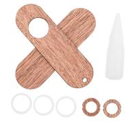 TOYANDONA 1 Juego mirlitón musical para adultos instrumentos musicales kazoos musicales Kazoo de madera Instrumento de madera Kazoo para guitarra flautas de armónica adultos armónica