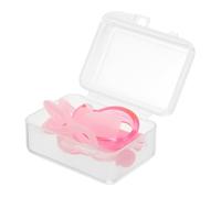 TOYANDONA 1 Juego Pinza nasal de silicona para natación Impermeable para los de natación protector auditivo auditivos nadar para la nariz para adultos rosa