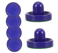 TOYANDONA 1 Juego Pucks y de Hockey de Mesa Repuestos de Disco para Aire Incluye Azul y Discos Redondos Accesorios para Diversión Fiestas y Entretenimiento