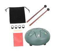 TOYANDONA 1 Juego Tambor De Lengüeta De Acero Tambor Etéreo Tambor De Lengua Tambor De Tanque Tambor De Yoga Tambor Etéreo 8 Notas Tambores De Chakra Niño Música Aleación De Titanio