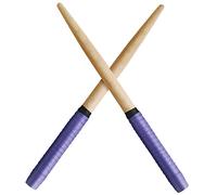 TOYANDONA 1 Par Baqueta De Cabeza Delgada Tambor De Madera Jazz Baquetas Sostenedor Del Palillo Palos De Percusión Mazos De Tambor Lengua 5a Ligero Haya Instrumento Musical Púrpura
