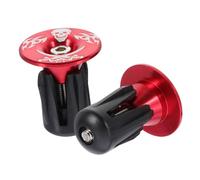 TOYANDONA 1 par Tapones de Manillar de Bicicleta de Aleación de Aluminio de Accesorios y Duraderos para Bicicletas de Carretera la Estabilidad y el