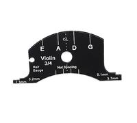 TOYANDONA 1 Pc Puente de violín puente de práctica de violín puente para violín accesorio para violín pequeño violín violin instrumento de violín suministro de violín Acrílico Black