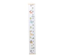TOYANDONA 1 Pc Regla De Altura De Dibujos Animados Niños Pegatinas Gráfico De Altura Niño Pegatinas Regla De Crecimiento De La Pared Cuadro Decorativo Colgante Lienzo Animal Apliques Bebé
