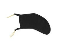 TOYANDONA 1 Pc Reposapiés Para Violín Mentonera Para Práctica De Violín Paño De Barbilla De Violín Alfombrilla De Violín Pequeño Violín Hombrera De Piel De Oveja Para Violín Black Algodón
