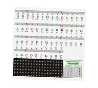 TOYANDONA 1 Pegatinas para Teclados de Piano Electrónico Stickers Introductorios Prácticos Resistente al Agua y de Usar Compatible con Teclas para Principiantes Aprendizaje Musical