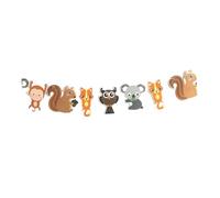 TOYANDONA 1 Pieza Guirnalda de Animales de Selva para Decoración de Fiesta Hawaiana Banderín Tropical para Cumpleaños de Verano Fiesta y Jardín Accesorios de con Diseño Natural