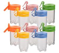 TOYANDONA 10 Frascos para Insectos con Tapa Abatible: Caja Transparente para Observación, Contenedor Portátil para Colección de Muestras y Exploración Científica