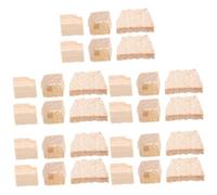 TOYANDONA 10 Juegos corcho de arco de violín puente de violín accesorio de equipo musical instrumentos musicales cuñas de proa accesorio de instrumento importante herramienta cuña de madera