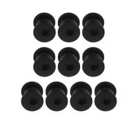 TOYANDONA 10 Piezas Bola Amortiguadora para Dron, Bola Antivibración de Silicona Negra para Sistemas de Gimbal y Electrónica de Dron, Compatibilidad, para Terrenos Exteriores y Mapeo