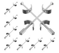 TOYANDONA 10 Piezas Conector de Junta de Encimera 150mm | Perno de Tracción para Encimeras de Cocina, Forma Media Luna, Estabilidad Fuerte y Combinación Flexible
