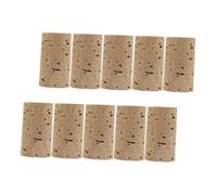 TOYANDONA 10 Piezas Corcho De Flauta Reemplazo De Corcho Tapones De Flauta De Agujero Abierto Partes De Instrumentos Corchos Pequeños Kit De Reparación De Flauta Corchos Para Clarinete Beige