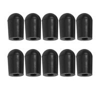 TOYANDONA 10 Piezas de Puntas de Goma Antideslizantes para Violonchelo y Contrabajo, Accesorio de Caucho Engrosado, Soporte de Tope de Clavija Interior de 6 Mm, Protección para Suelo