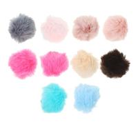 TOYANDONA 10 Piezas Juguete para Gatos 4cm Pompones Esponjosos, de Felpa | Surtido para Gatitos y Gatos, Atrae Su Instinto Natural, Adecuado para Manualidades y Decoración Color Aleatorio