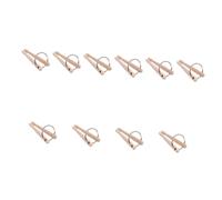 TOYANDONA 10 Piezas llavero baqueta soporte para bicicletas llavero de moda regalos llaveros adornos de llavero colgante de llave Mochila palo de trampa joyas palillo de tambor 3d Madera