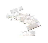 TOYANDONA 10 Piezas Material de Incrustaciones para Marcadores de Trastes de Guitarra Diapasón Mástil de Incrustación de Puntos de Guitarra