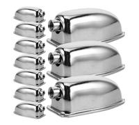 TOYANDONA 10 Piezas Orejetas de Metal Duraderas para Batería, Accesorios de Batería y Percusión, Gancho de Garra Ajustable Compatibles Tambores, Soporte Estable para Tom y Bombo, Uso