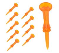 TOYANDONA 10 Piezas Tees Irrompibles de Forma de Rueda Accesorios Esenciales para Entrenamiento Material Plástico Duradero la Estabilidad de Tiro