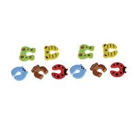 TOYANDONA 10 Piezas Topes De Puerta De Seguridad Para Bebés Tapones De Goma Para Puertas Tope De Puerta De Protección Contra Pellizcos Antideslizante Estera De La Puerta Niño Eva