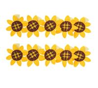 TOYANDONA 10 Pinzas Pelo Diseño de Girasol Hawaiano para Mujeres y Chicas Adolescentes, Accesorio Ligero y Seguro Adecuado para Fiestas y Verano