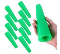 TOYANDONA 10 Tubos de Plástico Verdes para Devanadora de Hilo, Bobina de Puntada Lenta Cónica para Máquina Textil, Porta Hilo de Lana Resistente para Artesanía y Costura Profesional