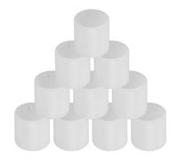 TOYANDONA 10 Unidades Tapas de Plástico Redondas de 16mm para Patas de Muebles, Diseño de Soporte Fuerte y Movilidad Fácil, Ideales para Armarios y Mudanzas