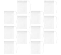 TOYANDONA 100 Bolsas de Filtro de Té Uso de Tela No Tejida Bolsitas Infusoras de Hojas de Té para Infusor Fácil de Abrir y Cerrar en Navidad