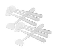 TOYANDONA 100 Espátulas para Crema Facial y Mascarillas, Cuchara Plástica Ligera Multifuncional para Aplicar Cosméticos en Viaje y Oficina