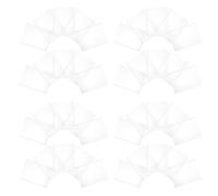 TOYANDONA 100 Fundas Transparentes de PVC para Dorsales de Maratón 11 Orificios, Protector de Pechera para Correr y Organización en Eventos Deportivos